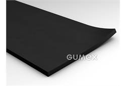 Pryž pro mechanické namáhání A590, tloušťka 1mm, BVL, šíře 1400mm, 60°ShA, antistatická, SBR-NR, -30°C/+70°C, černá